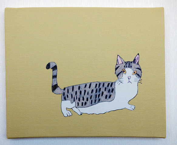 キャンバス複製画　ねこ　MASUDA Ryusei #waC 1枚目の画像