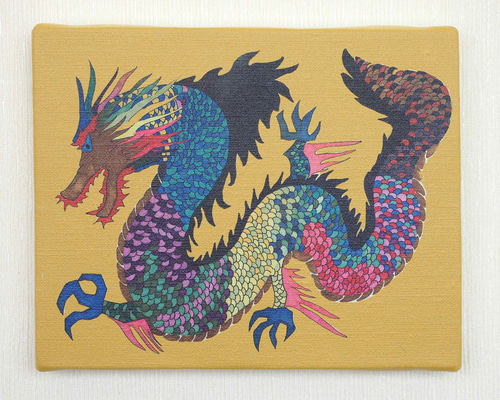 キャンバス複製画 龍 SAKURAI Hina #waC 絵画 waC & atelier