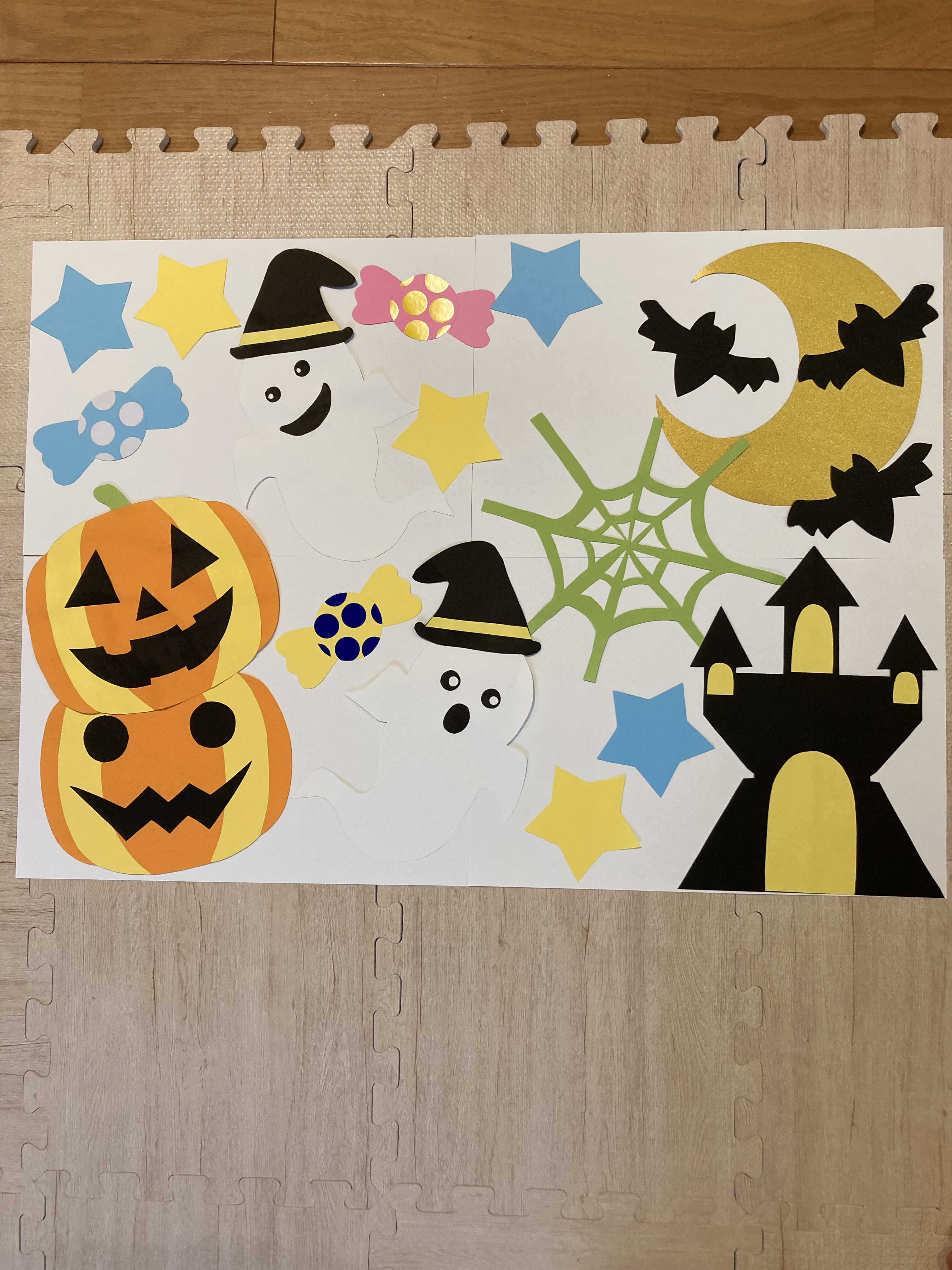 【セット売り】ハロウィン飾りハンドメイド　壁面・寝相アート