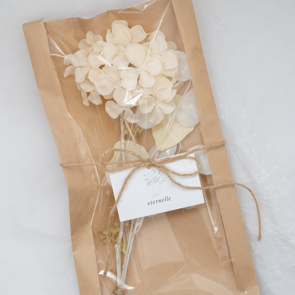 【一点もの】割れない花瓶2本＆ドライフラワー風チーゼル・リーフセット 誕生日プレゼント・ギフト 結婚出産・引っ越し祝い 12枚目の画像