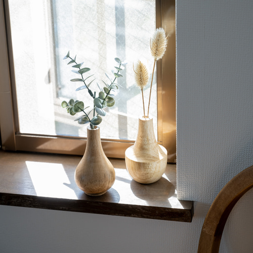 花瓶　インテリア　洋風インテリア フレンチスタイルのおしゃれなフラワーベース、お家の形が可愛い花瓶