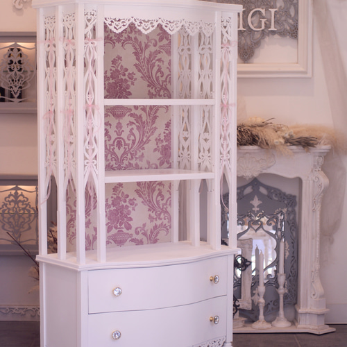 ムニュムニュ むにゅむにゅ カップボード 飾り棚 食器棚 エレガント 棚