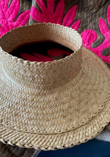 クラウンレスハット　石垣島　アダン  ラウハラ　lauhala  ハワイ クラウンレスハット 石垣島 アダン ラウハラ lauhala ハワイ