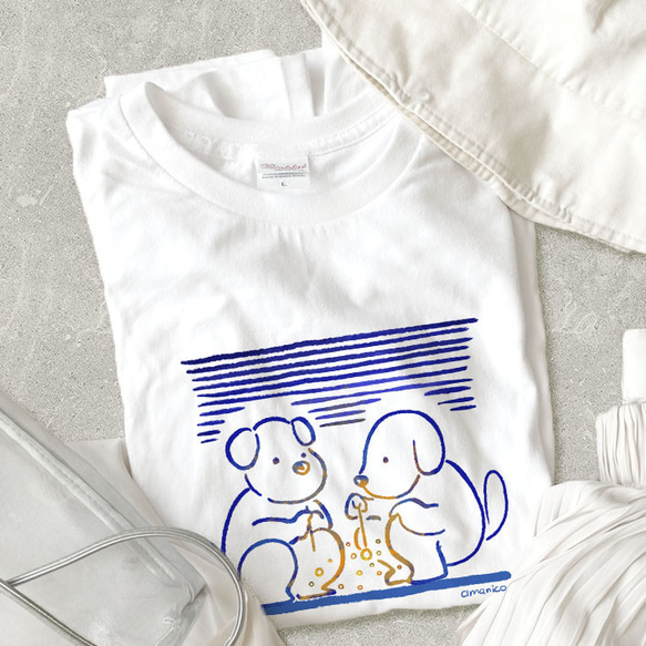 【選べるカラーTシャツ】パチパチはなび 1枚目の画像