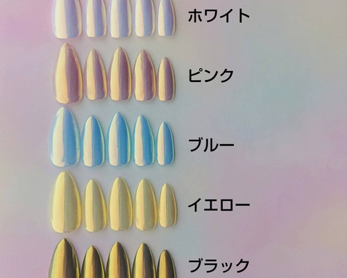 【専用ページ】ネイルチップ3点 ジェルネイルチップ 3点セット 選べる3色 つけ爪 チップ ネイルチップ