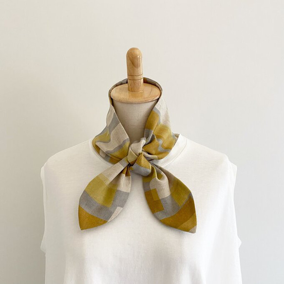 保冷剤orカイロポケット付き】オールシーズン 万能スカーフ ヘア