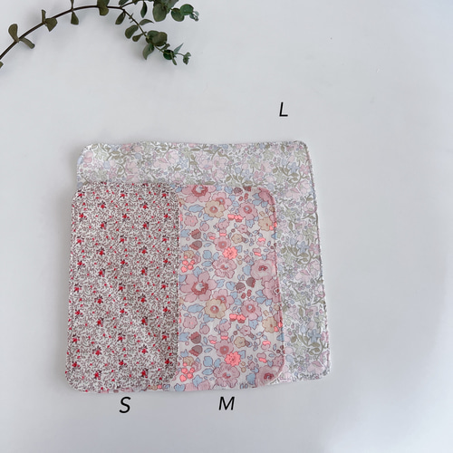 リバティ アニマル柄☆4重ガーゼハンカチ 3サイズ 国産リバティ