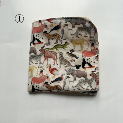 リバティ アニマル柄☆4重ガーゼハンカチ 3サイズ 国産リバティ