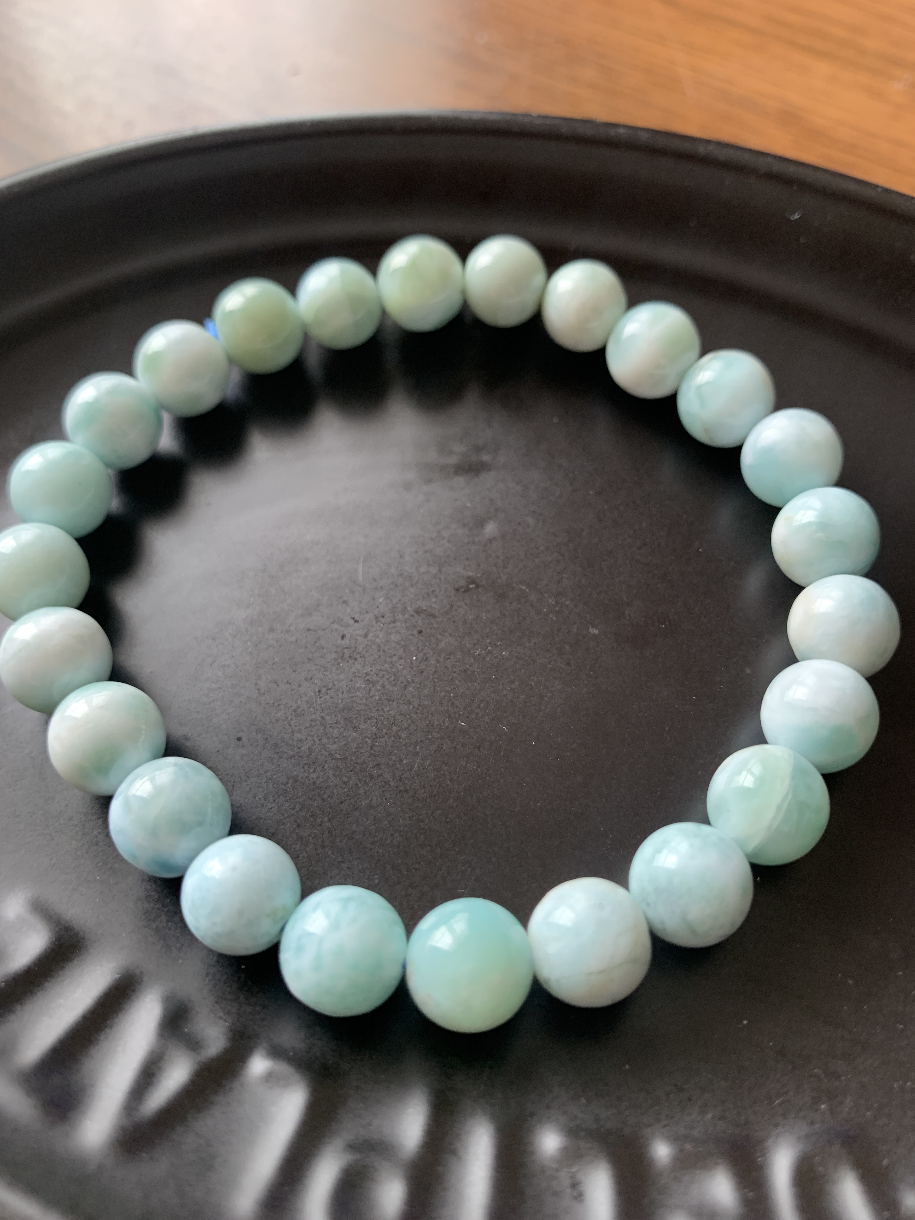 天然石ラリマーブレスレット