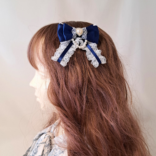 量産型リボン 推し活リボン 推し色 ヘアアクセサリー ヘアクリップ 
