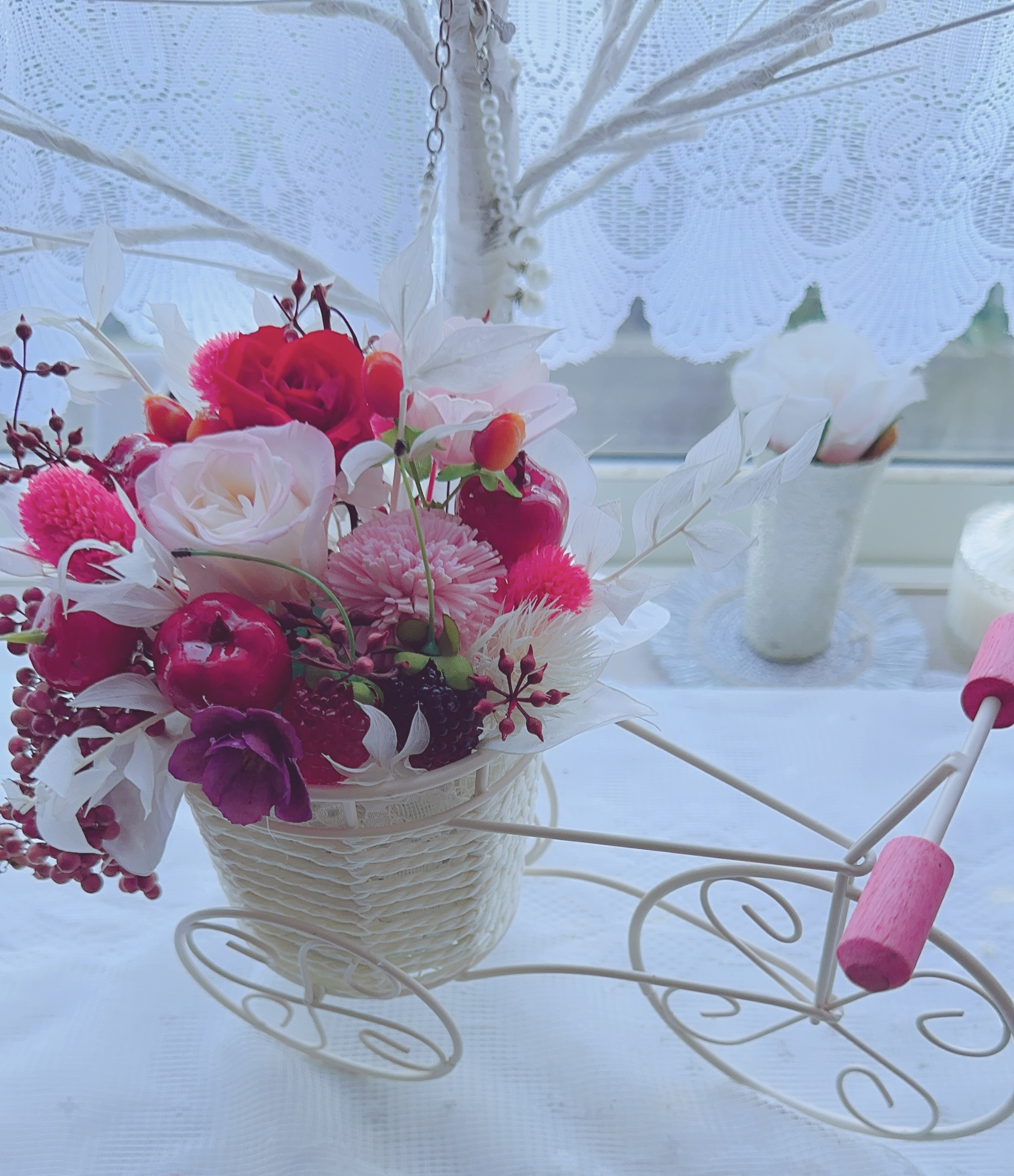 ❤️SALE❤️ flowerフルーツ自転車