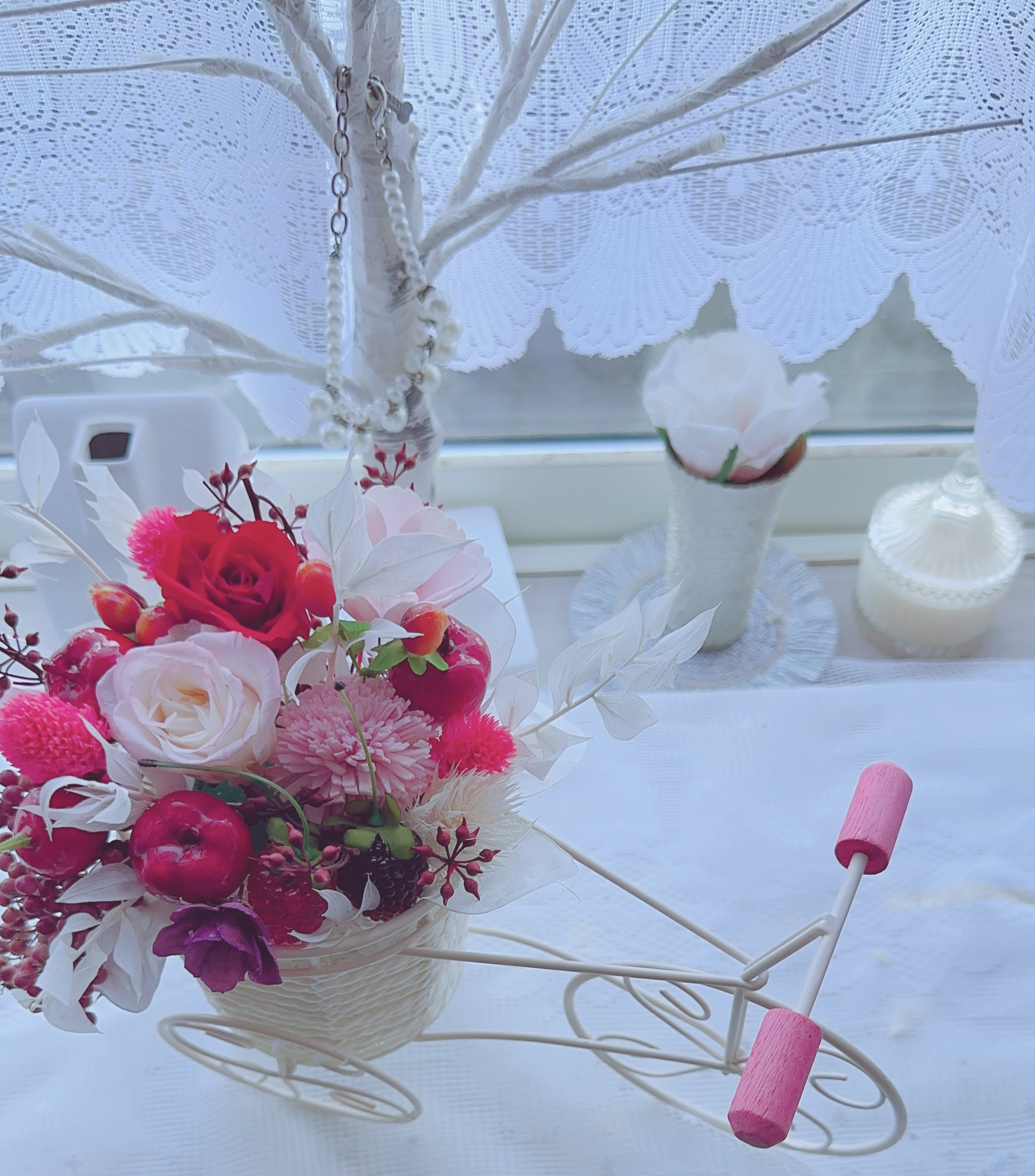 ❤️SALE❤️ flowerフルーツ自転車