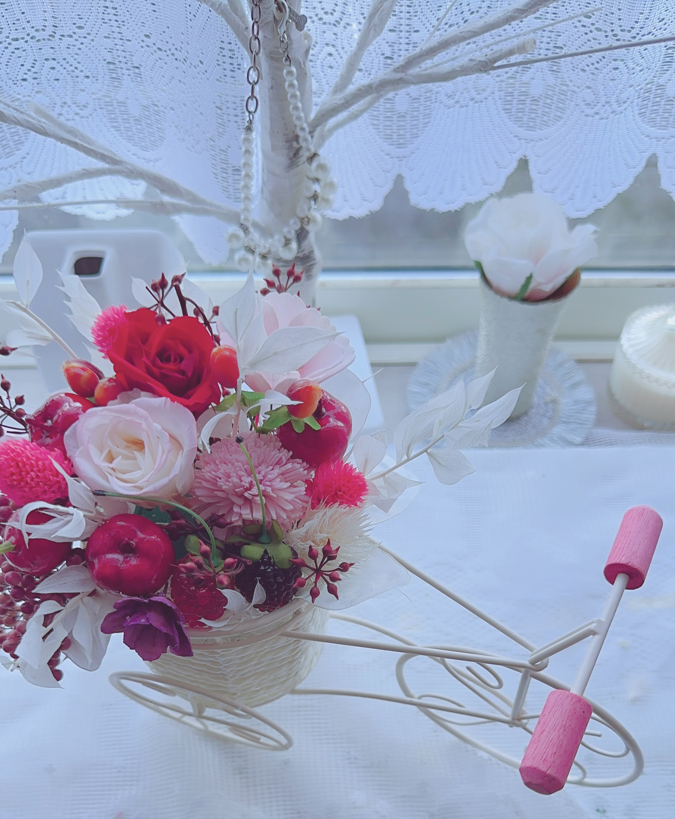 ❤️SALE❤️ flowerフルーツ自転車