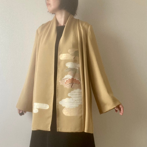 11号～15号 ファッション 着物リメイク 黒留袖 ボレロ ショート