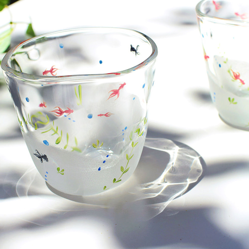 金魚デザインのガラスグラス 金魚デザインのガラスグラス 金魚デザインのガラスグラス 楽天