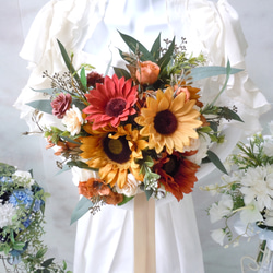 ◇豪華＊クレッセントのクリスマスリース＊シルバーのポインセチア