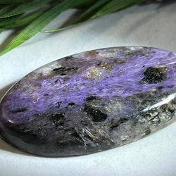 【世界三大ヒーリング石✨】チャロアライト グラウンディング　ルース　原石 2枚目の画像