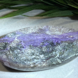 【世界三大ヒーリング石✨】チャロアライト グラウンディング　ルース　原石 3枚目の画像