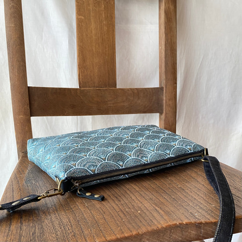 丸型ショルダーバック(ジャガード織地) ショルダーバッグ ジャガード織ショルダーバッグ メンズ レディース