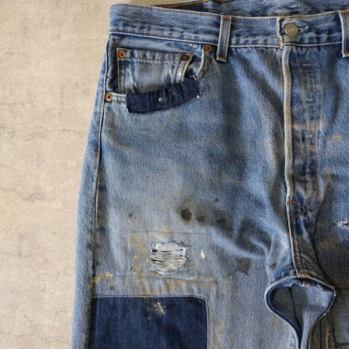 usa製 リーバイス 501 ビンテージ ダメージデニム グランジ w33 92f51f9bdd9d4add8d63ed14365fae