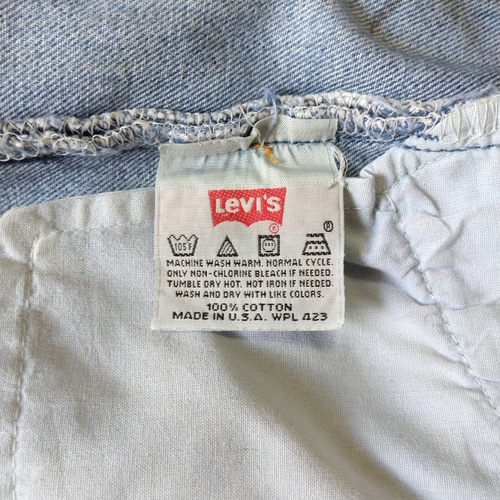 W34表記 リペアカスタム usa製 リーバイス 501 リメイクデニム