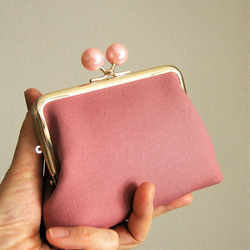 ⚮̈ 受注制作品⚮̈ ミナペルホネン/tambourine/ボックスがま口大・口金