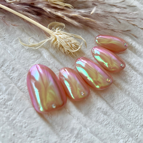 ネイルチップ オーロラミラーネイル #09 ネイルチップ（つけ爪