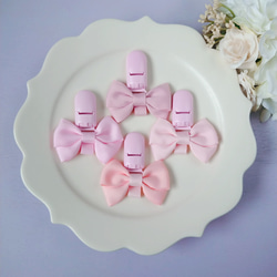 2個セット♡チュールリボン♡くすみピンクのチュールとりぼんの相性が