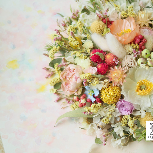 特別な日のお祝い・誕生日・サロン飾り》プリザーブドフラワー・ドライ