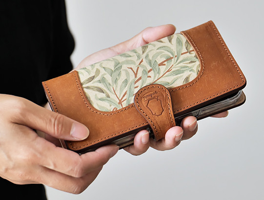 iPhone17 16 15 14 Pro MAX ケース iPhoneケース 本革 手帳型 スマホケース ウィローボウ