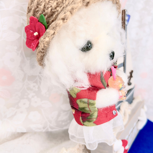 ⭐︎ 夏 マリン ヨット トイプードル 羊毛フェルト ⭐︎ 羊毛