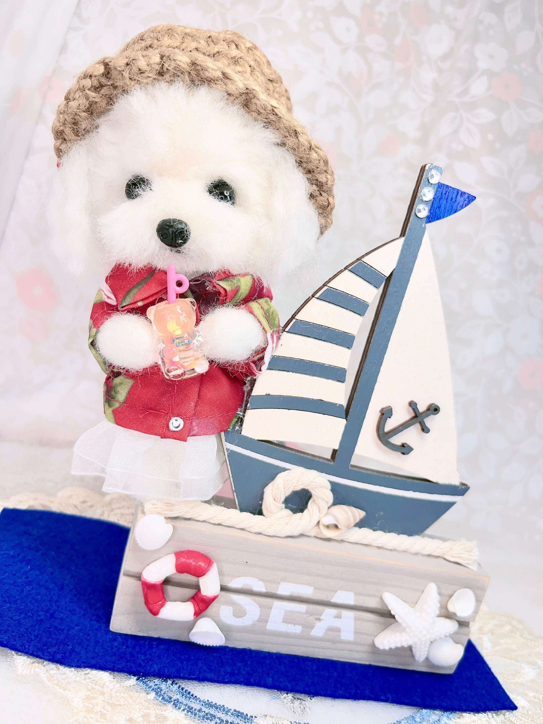 お迎え決まりました] トイプードル♡ミニ❤️ハンドメイド