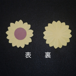ヒマワリ　クラフトパンチ　壁飾り　イベント　壁面飾り　季節の花　SHOPmako 3枚目の画像