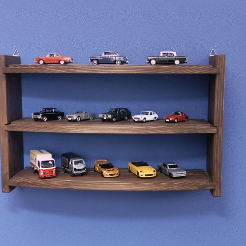 カバー 取り付け 可 ミニカー 用 壁掛け シェルフ 】 ずれ止め