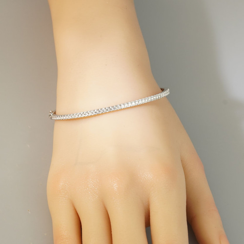 ハーフエタニティバングル S49W707（4週間発送） ブレスレット 武田