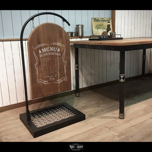 受注生産※ インダストリアル 看板 アイアン看板 ウッド看板 店舗 受注生産※ インダストリアル 看板 アイアン看板 ウッド看板 店舗