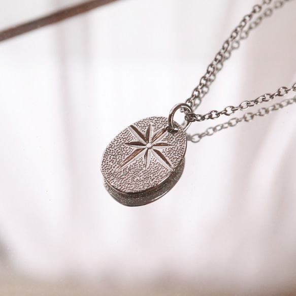 金属アレルギー対応 ネックレス コイン 星 /サージカルステンレス ネックレス・ペンダント Repisol 通販 16332803 ...