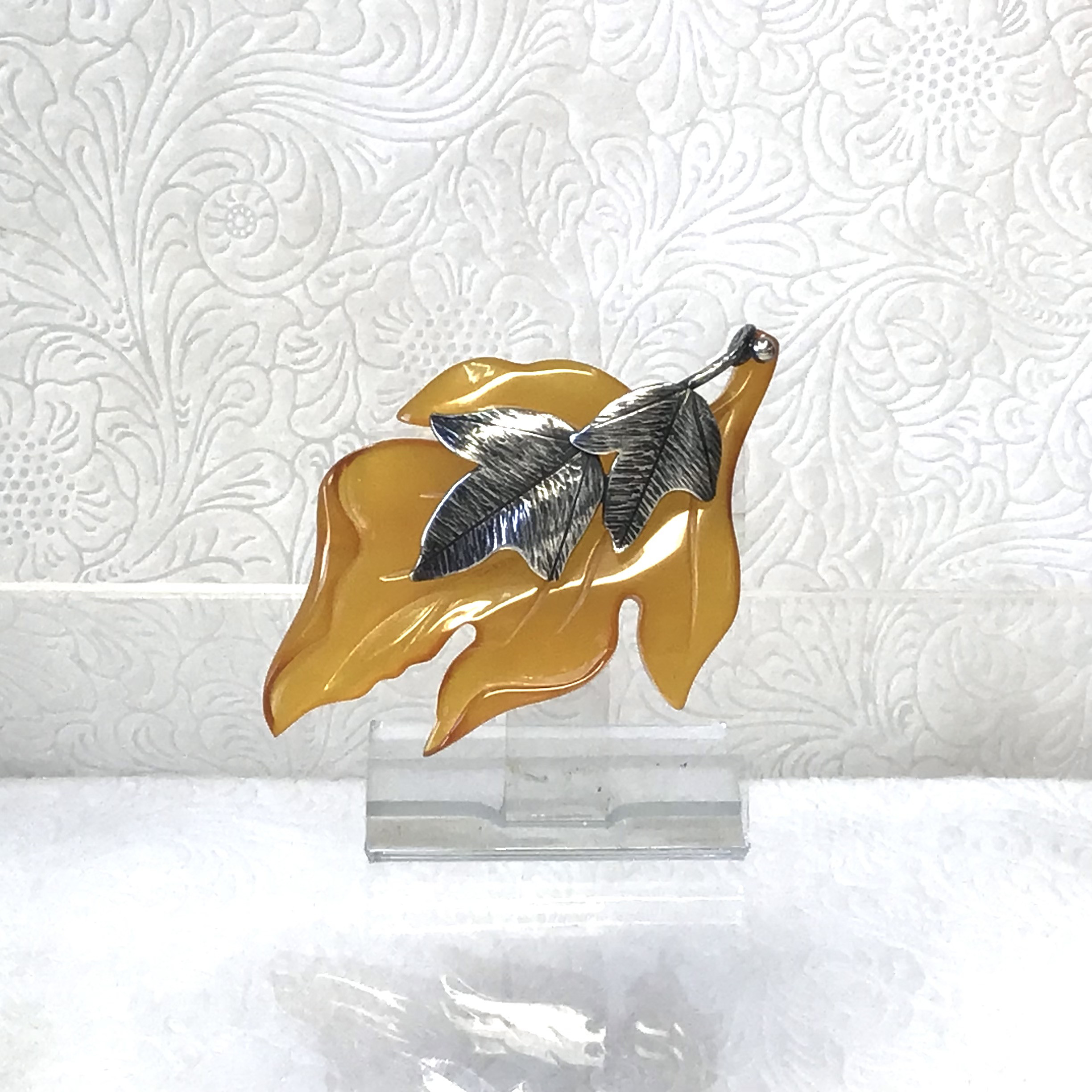 ｱｰﾄｺﾚｸｼｮﾝ「秋に色づく」ブローチ KDB-119