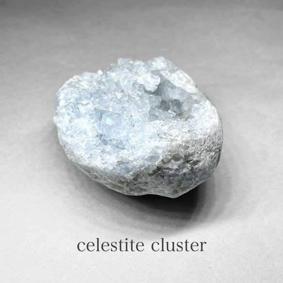 Celestite cluster / セレスタイトクラスター K 天然石 N.st