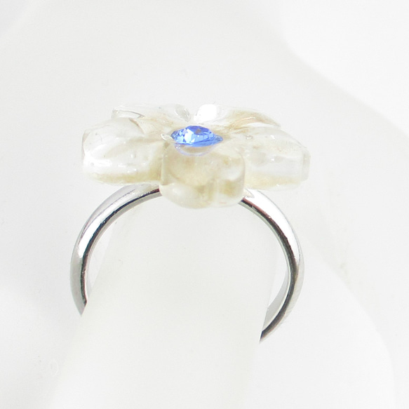 クォーツが咲き誇るお花畑には、君の笑顔と笑い声がこだまする♪(創作リング)SR866 4枚目の画像