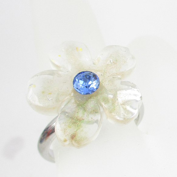 クォーツが咲き誇るお花畑には、君の笑顔と笑い声がこだまする♪(創作リング)SR866 3枚目の画像