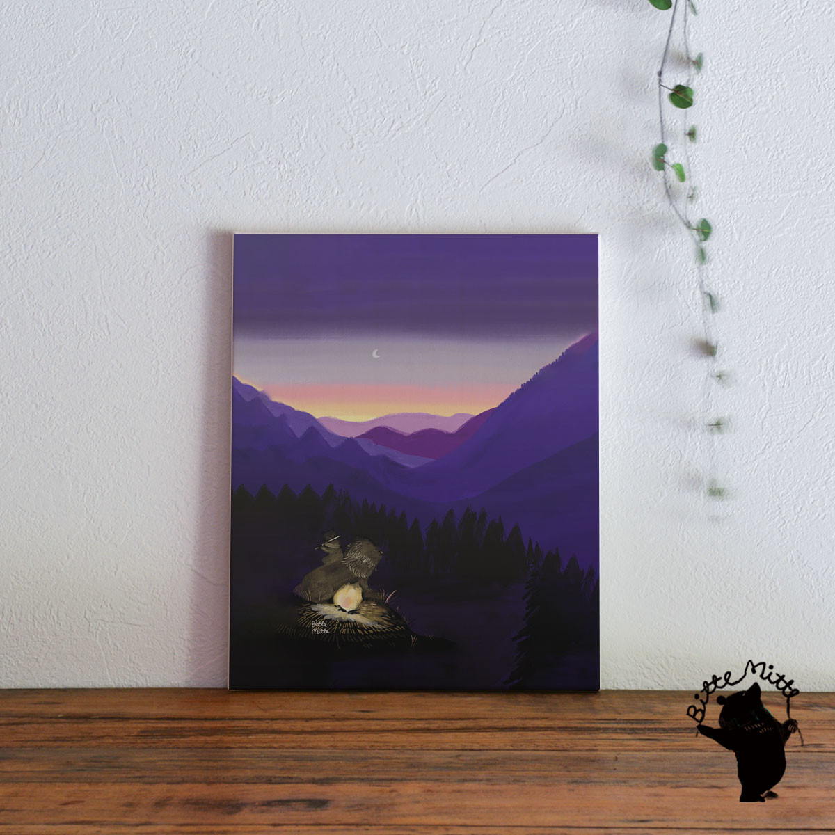 ファブリックパネル 北欧 インテリア アートパネル イラスト パネル ボード 夕日＊夕焼け 風景 4,748円