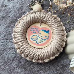 マタニティキーホルダー　マタニティマーク　マタニティーキーホルダー　マタニティーマーク 2枚目の画像