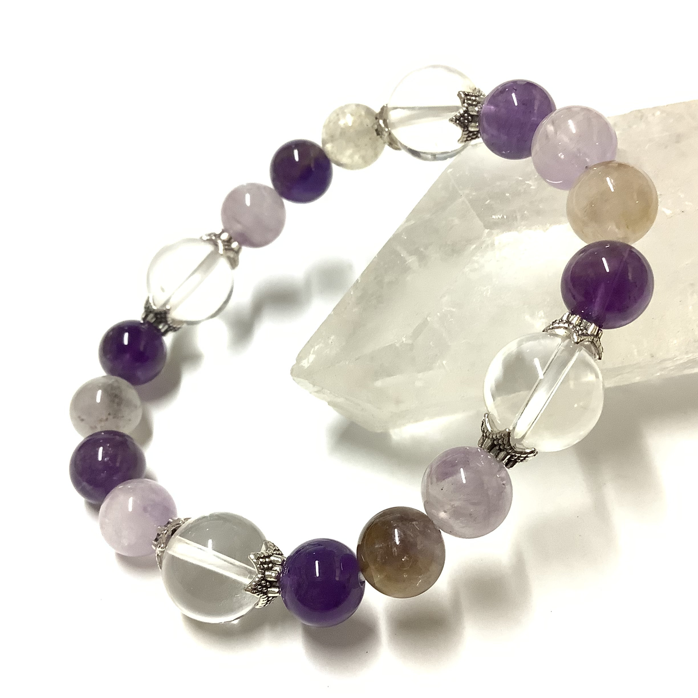 一点物☆おススメ レアストーン！ ヒーリングストーン 天然石 オーラライト２３ ブレスレット