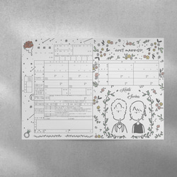 世界で1枚のオーダーメイド似顔絵★ハイクオリティver★結婚記念日 世界で1枚のオーダーメイド似顔絵☆アレンジok☆プレゼント