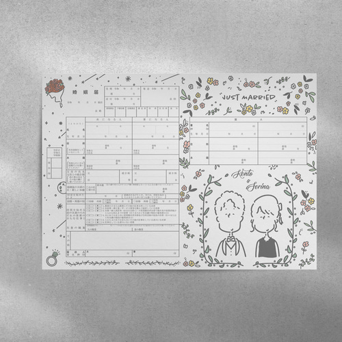 世界で1枚のオーダーメイド似顔絵★アレンジok★友達と一緒に 世界で1枚のオーダーメイド似顔絵☆大人数ok☆敬老の日☆感謝の