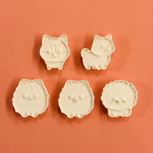 クッキー型 イヌ ポメラニアン 正面 クッキー型 yuhoko_mold クッキー型 イヌ ポメラニアン 正面 クッキー型 yuhoko_mold