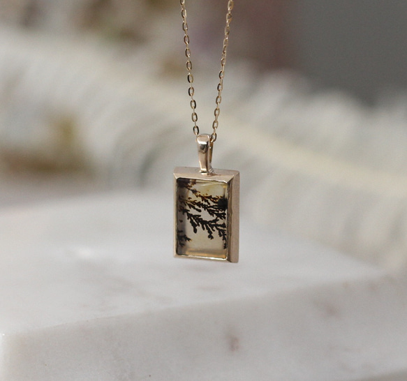 agate K10 ネックレス アガット k10 ネックレスチャーム ローズ