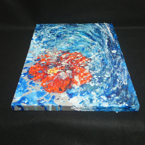 油絵 油彩 油彩画 絵 絵画【海の花】 絵画 HR 通販 16333850｜Creema