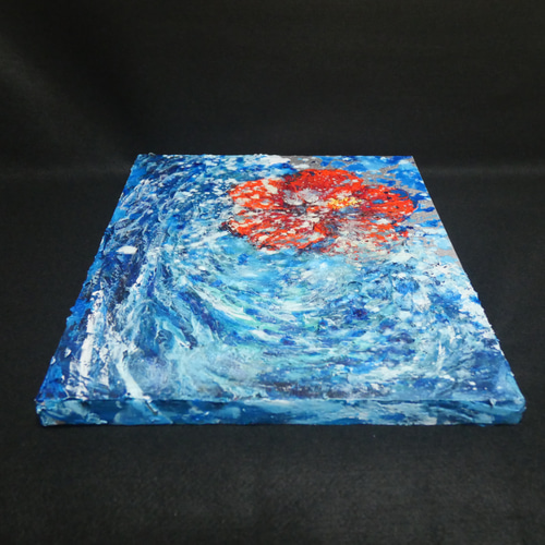 油絵 油彩 油彩画 絵 絵画【海の花】 絵画 HR 通販 16333850